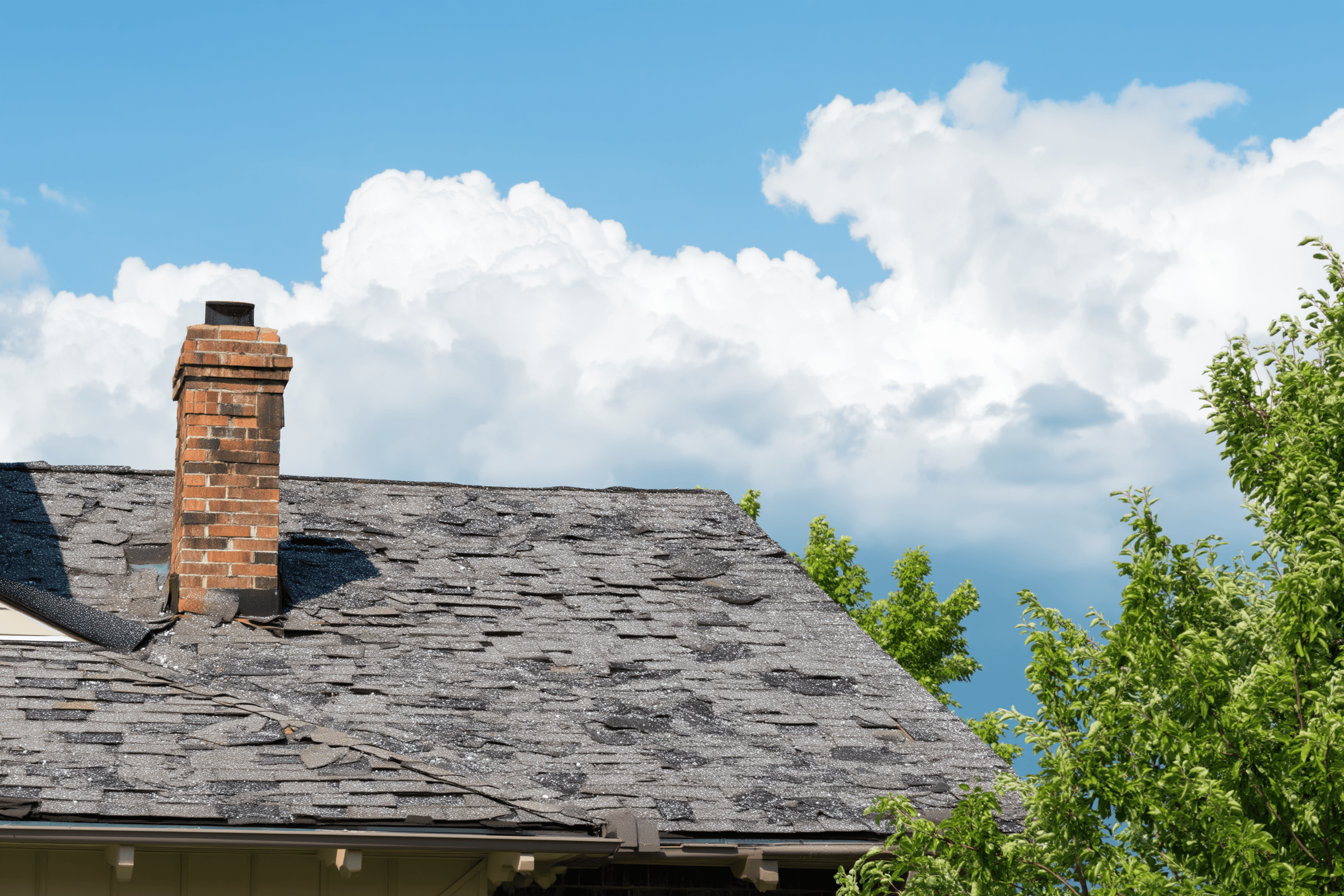Storm Damaged Roof